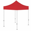 5' x 5' Red Rigid Pop-Up Tent Kit, Unimprinted